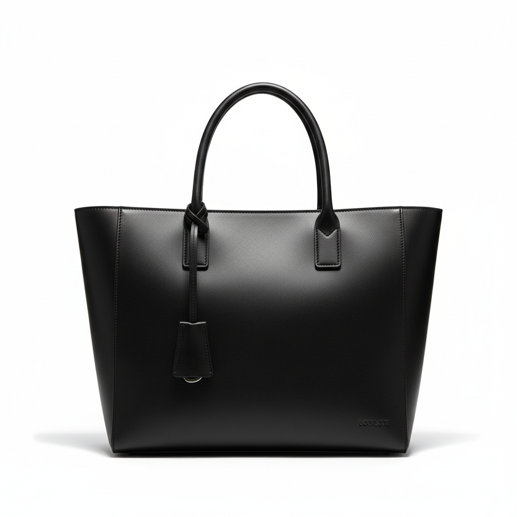 Classic Leather Tote Handbag